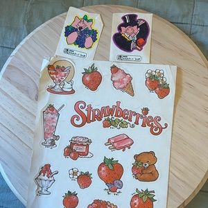 Vintage 80s Scratch and Sniff Stickers